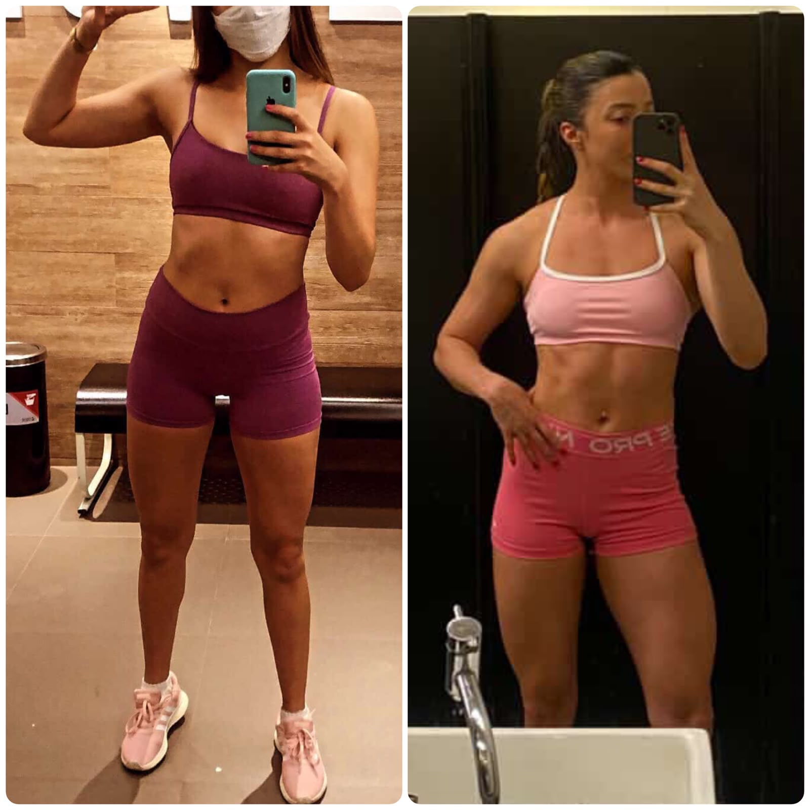 Antes e depois de paciente 5